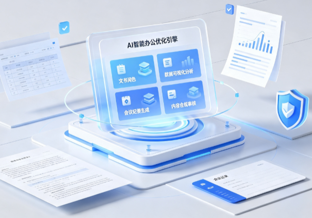 大竹县AI重构现代办公体系 智能优化引擎助力企业轻量化高效运营